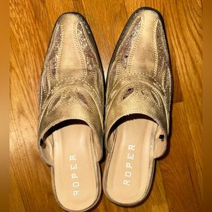 Roper 7.5 Cowgirl slipon mule